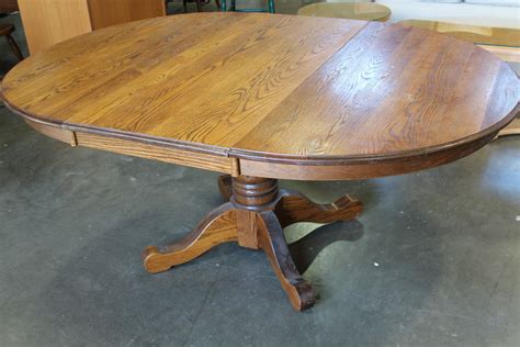 Solid Oak Round Dining Table