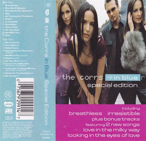 The Corrs - In Blue (2000, Cassette) | Discogs