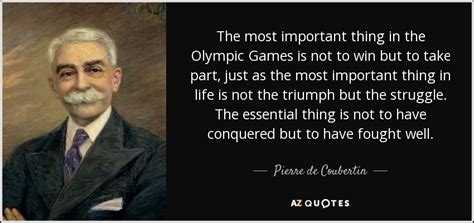 TOP 25 QUOTES BY PIERRE DE COUBERTIN | A-Z Quotes