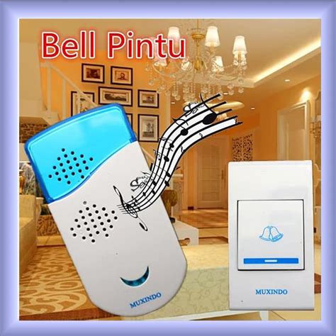 Bell Pintu MUXINDO Door Bell Bel Pintu Rumah Tanpa Kabel / Wireless Bel Rumah Colok Listrik ...