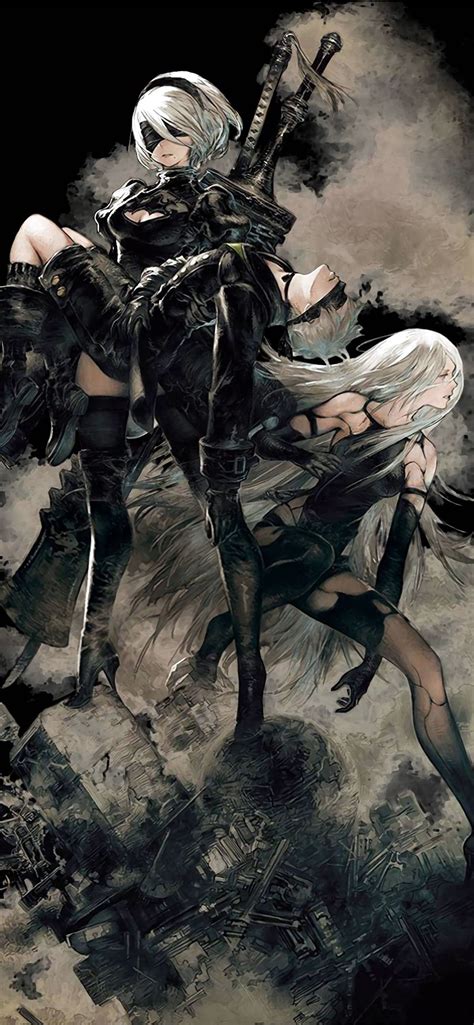 NieR Automata 2B iPhone Wallpapers Free Download