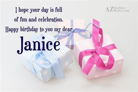 Happy Birthday Janice