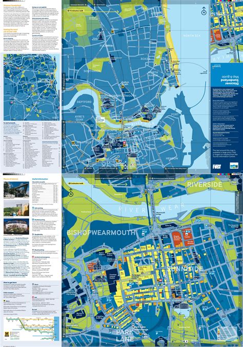 Sunderland tourist attractions map