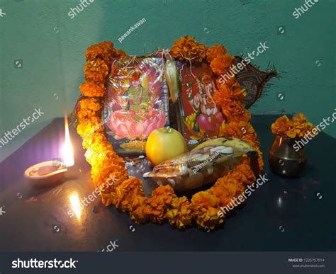 Laxmi Puja Festival Celebrated Tihar Stock Photo 1225757014 | Shutterstock