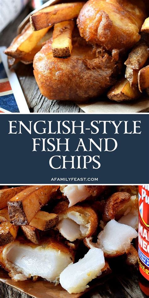 Delicious Homemade English-Style Fish and Chips