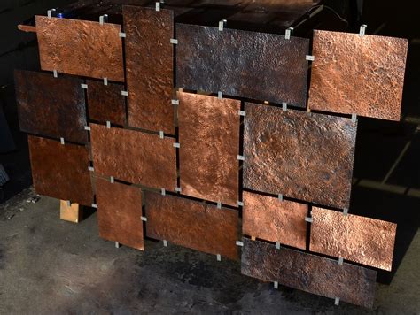 Hand Made Custom Hammered Copper Wall Art by Fabitecture | CustomMade.com