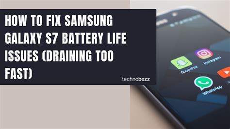 How To Fix Samsung Galaxy S7 Battery Life Issues (Draining Too Fast)