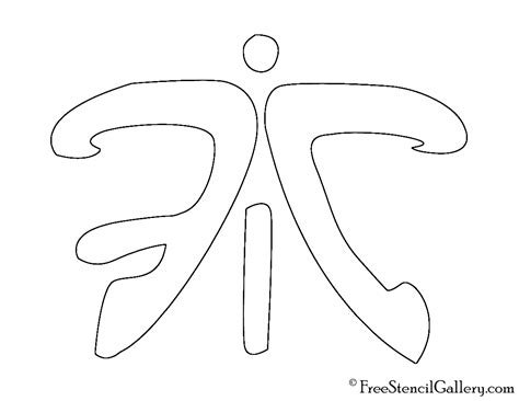 Fnatic Logo Stencil | Free Stencil Gallery