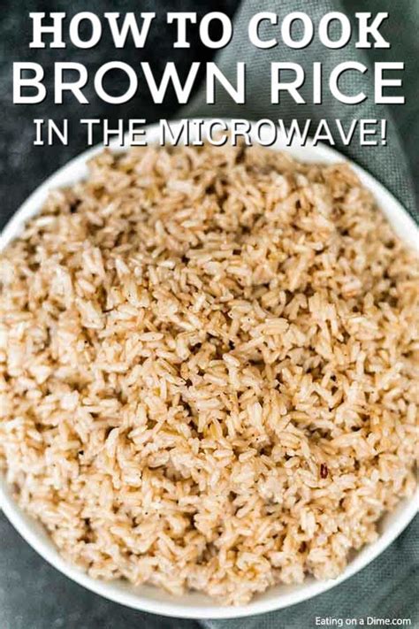 Microwave Brown Rice - How to Make Rice in Microwave