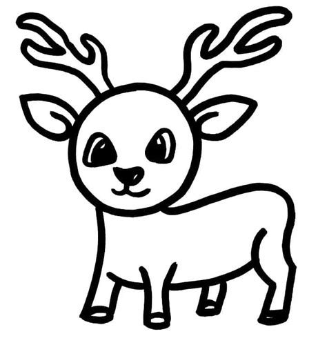 Little Deer coloring page - Download, Print or Color Online for Free