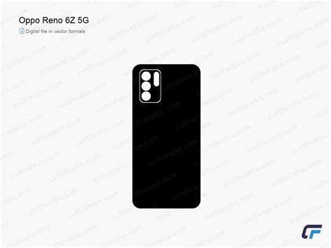 Oppo Reno 6 Z 5G (2021) Cut File Template | CutFileLabs