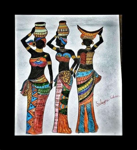 Adivasi design drawing pic | Modern art canvas painting, Modern canvas ...