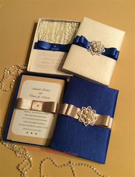 Silk Boxed Wedding Invitation | Boxed Wedding Invitations | Box wedding ...