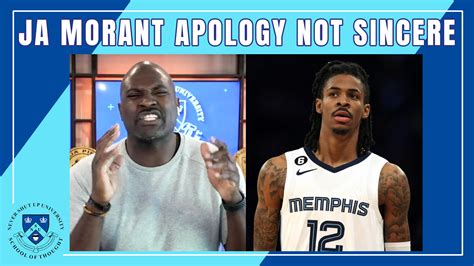 Ja Morant Apology Not Sincere | Never Shut Up | Ja Morant's apology didn't sound sincere, but I ...