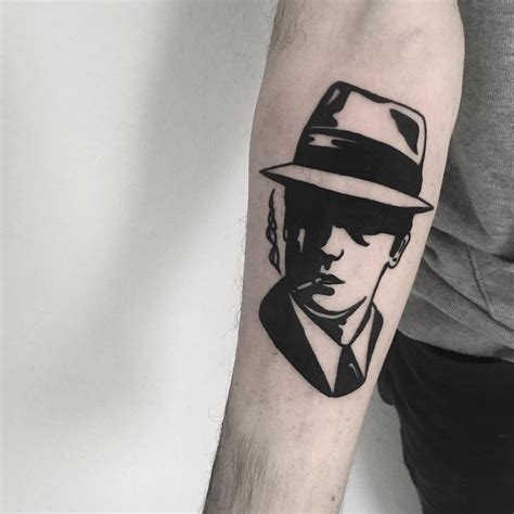 Smoking man by @hanaroshinko - Tattoogrid.net