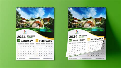 2024 Wall Calendar Design Pictures - Sydel Fanechka