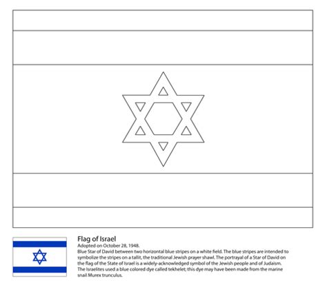 Israeli Flag Coloring page Flag Coloring Pages, Free Printable Coloring Pages, Printable Crafts ...