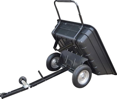 NEW 10 CU 650 LBS POLY ATV DUMP CART LAWN MOWER TRAILER ATVC – Uncle Wiener's Wholesale