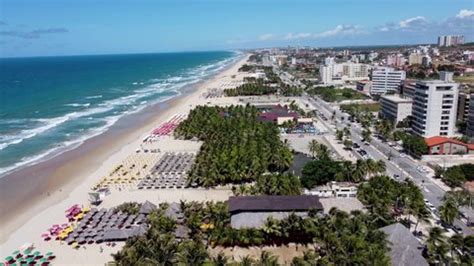 Future Beach Fortaleza Ceara Brazil Aerial Stock Footage Video (100% ...