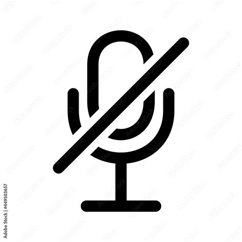 Mute. No sound. Speaker off. Microphone symbol. Forbidden icon. Microphone icon for your web ...