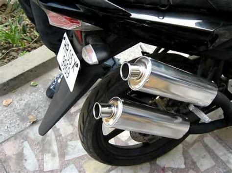 Yamaha R15 Custom made exhaust system - YouTube