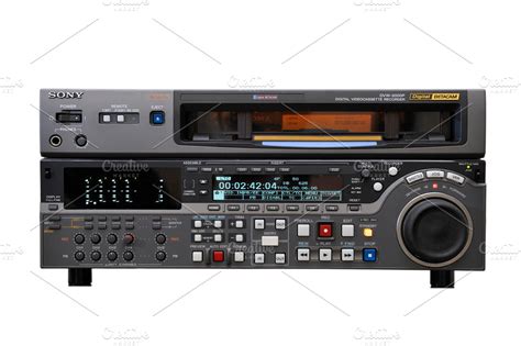 Digital Betacam recorder isolated | High-Quality People Images ...