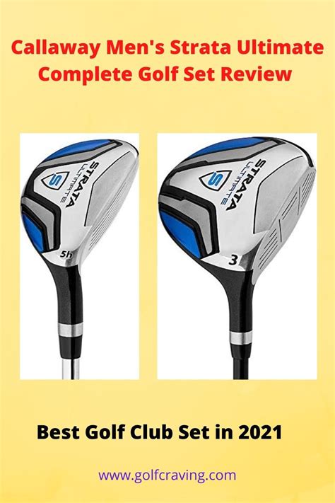 Callaway men s strata ultimate complete golf set best golf club set ...