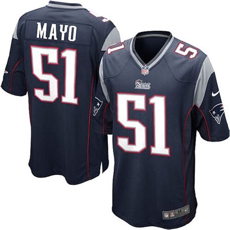 Nike New England Patriots Jerod Mayo Game Jersey | Jumpzoom