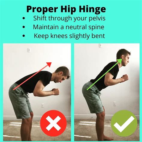 Proper Hip Hinge | Exercise form, Excersise, Dance workout