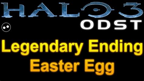 Halo 3: ODST - Legendary Ending Easter Egg [HD] - YouTube