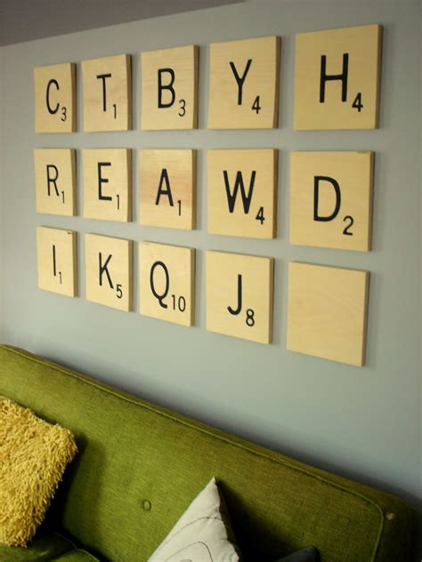 insideways: DIY Scrabble Art