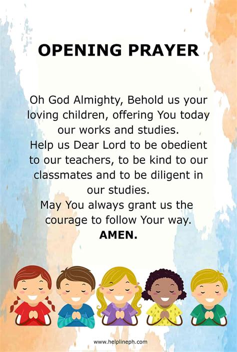 Free Opening and Closing Prayer... - Connected Teachers