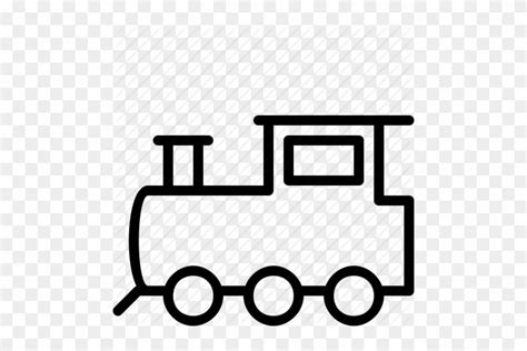 Train - Simple Train Outline - Free Transparent PNG Clipart Images Download