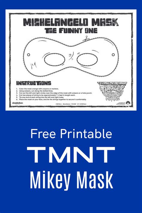 Tmnt Printable Mask Pattern