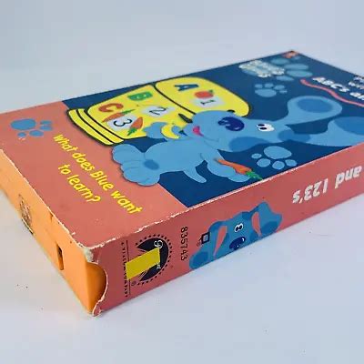 Blue's Clues ABCs and 123s VHS Video Tape | Grelly USA