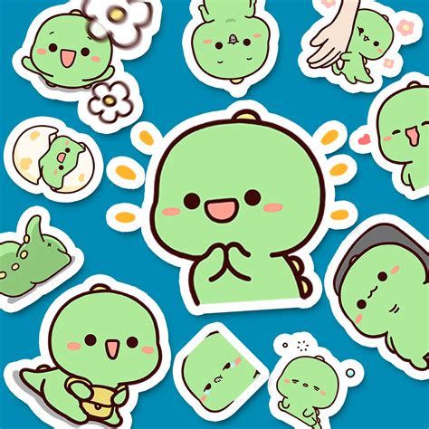 10 món đồ siêu đáng yêu dinosaur cute sticker Giao hàng toàn quốc