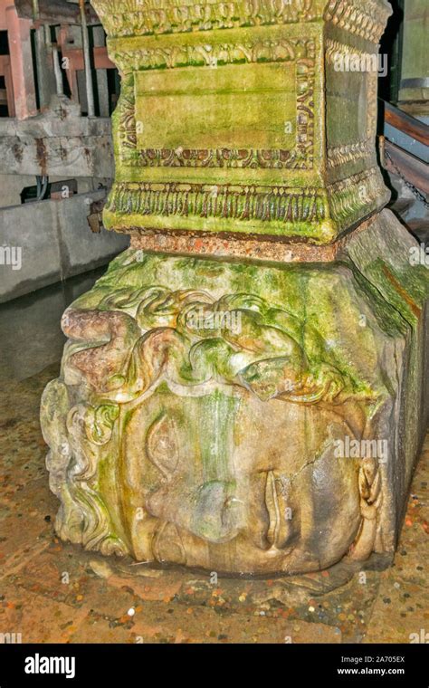 Basilica cistern istanbul medusa hi-res stock photography and images - Alamy