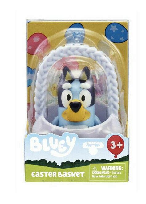 BLUEY - EASTER BASKET FIGURE - BLUEY - STUFFER FILLER STICKERS ...