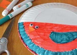 Paper Plate Bird Craft - Paper Plate Crafts - Easy Peasy and Fun