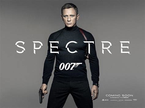 James Bond 007 Spectre Poster Featuring Daniel Craig