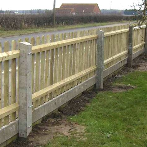 Recessed Concrete Fence Post - Landscaping - Mick George