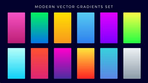 Modern Gradient Set 830374 Vector Art at Vecteezy