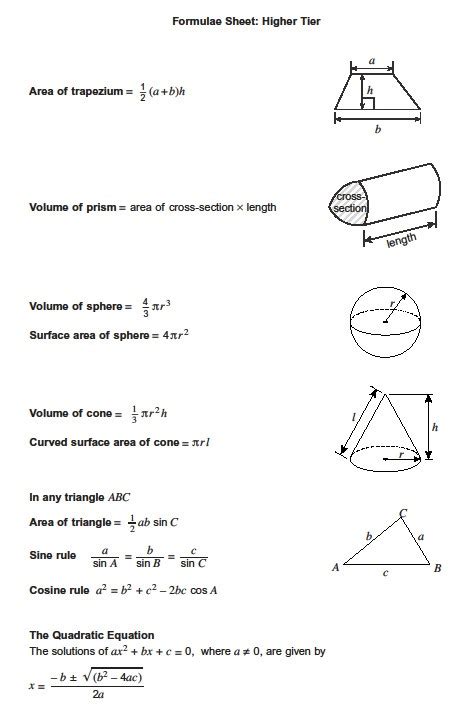 Gcse Maths Practice Papers Set 1 Paper 1h