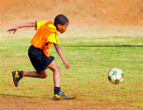 African Kids Playing Football