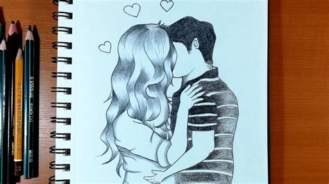 How To Draw A Couple Kissing | vlr.eng.br