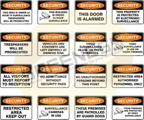 Acrylic, Aluminium Black On White Property And Security Safety Signs, Shape: Rectangle, Square ...