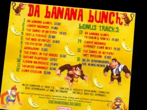 Da Banana Bunch: The Original Donkey Kong 64 Soundtrack Track 11: Haunted Bananas - YouTube