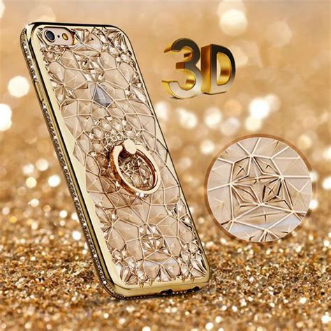 Aliexpress.com : Buy Luxury Rhinestone Flowers Case For Iphone 7 8 Plus ...