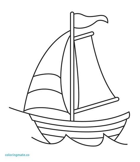 Simple Boat Drawing at GetDrawings | Free download