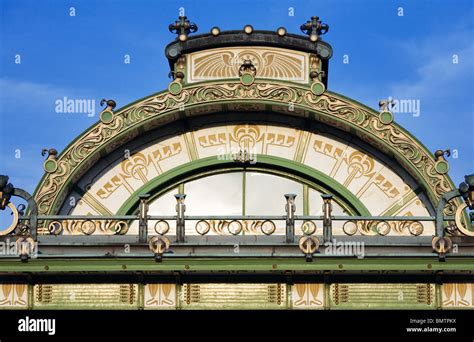 Otto Wagner Karlsplatz Stadtbahn Station, Vienna (1894-1902 Stock Photo ...